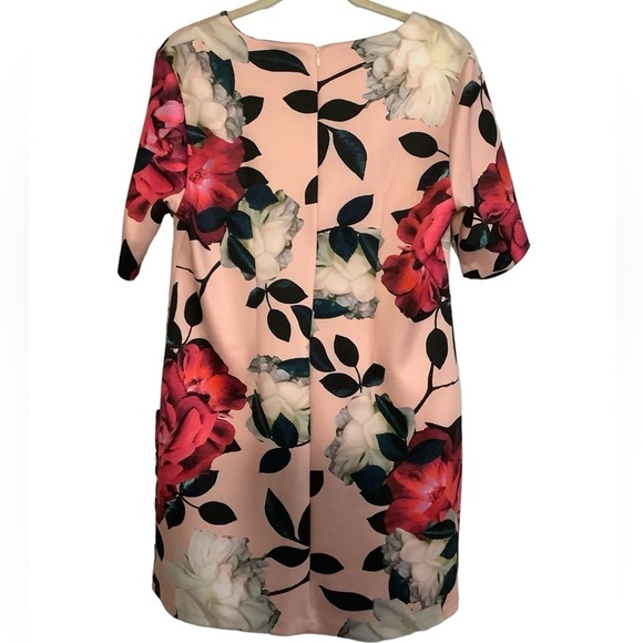 CeCe by Cynthia Steffe‎ Romantic Flower Print Shift Dress Size L - Picture 8 of 8